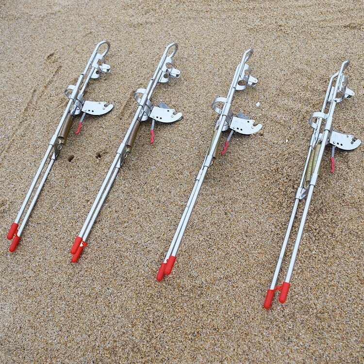 2019 New design with Pulley High Strength Steel Automatic fishing rod mount spring fishing pole holder sea rod fishing tackle