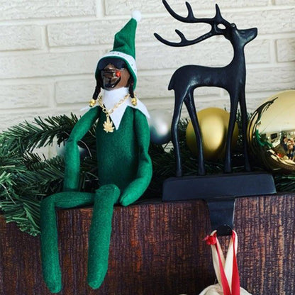 Snoop On A Stoop Christmas Elf Doll Bent Christmas Elf Doll For Home Decoration New Year Gifts Birthday Gifts