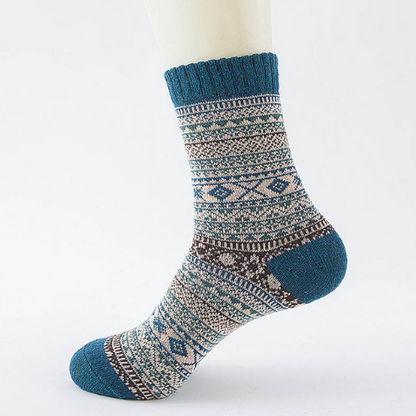 Winter Thick Warm Stripe Wool Socks Casual Sock Business Socks