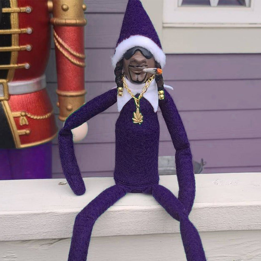 Snoop On A Stoop Christmas Elf Doll Bent Christmas Elf Doll For Home Decoration New Year Gifts Birthday Gifts