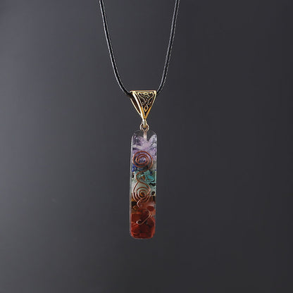 Gravel Seven Chakra Spirit Pendant