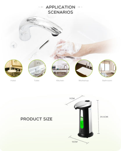 Automatic Liquid Soap Dispenser Smart Sensor Touchless 400Ml