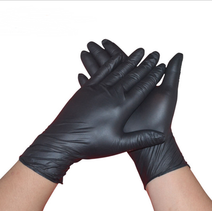 Black Nitrile Nitrile Disposable Gloves