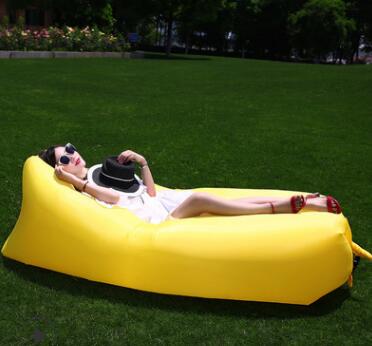 Inflatable Sofa Lazy Bag Camping Air Bed Lounger