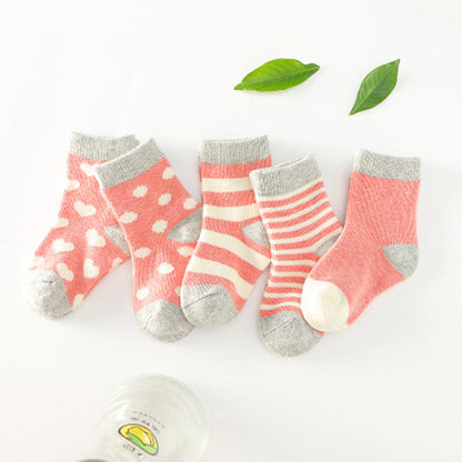 Cotton tube child socks