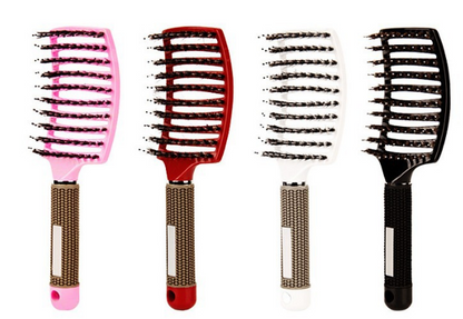 Hairbrush Anti Klit Brushy Haarborstel Women Detangler Hair Brush Bristle Nylon Scalp Massage  Teaser Hair Brush Comb