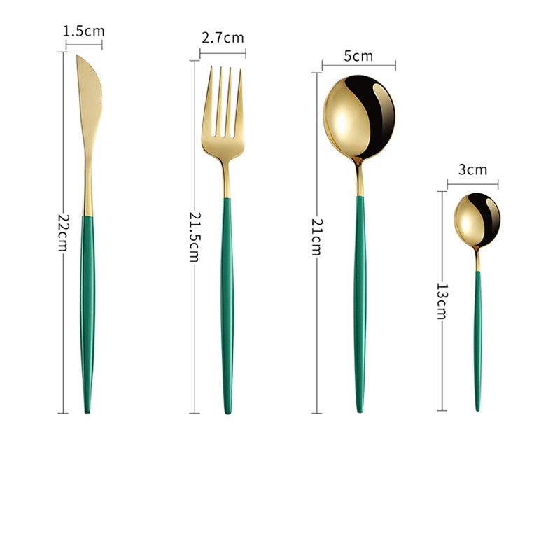 tableware stainless steel spoon set