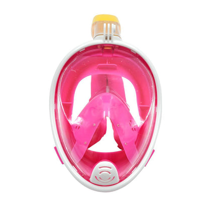 Children's Full Face Snorkeling Mask Anti-fog Equipment Set Underwater Goggles Breathing System