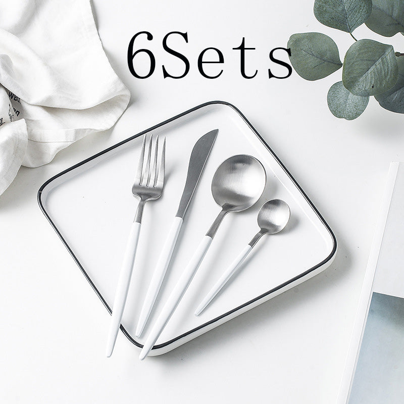 tableware stainless steel spoon set