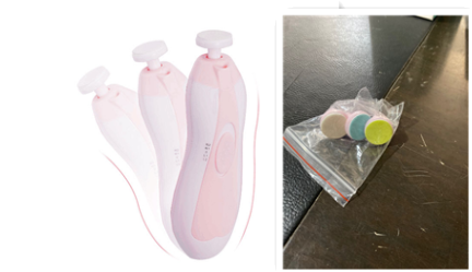 Anti-scratch Multifunctional Baby Electric Nail Polisher