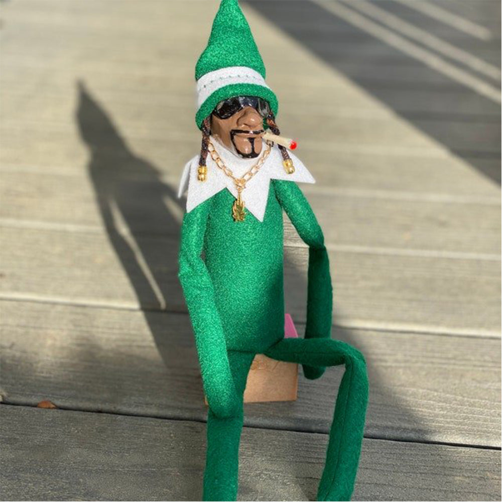 Snoop On A Stoop Christmas Elf Doll Bent Christmas Elf Doll For Home Decoration New Year Gifts Birthday Gifts