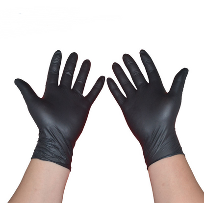 Black Nitrile Nitrile Disposable Gloves