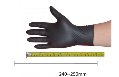 Black Nitrile Nitrile Disposable Gloves