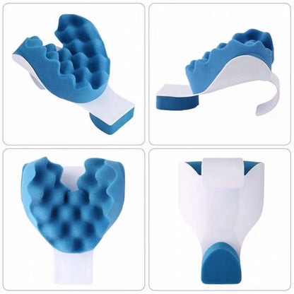 Support Pillow Blue Headrest Cushion Cervical Pillow