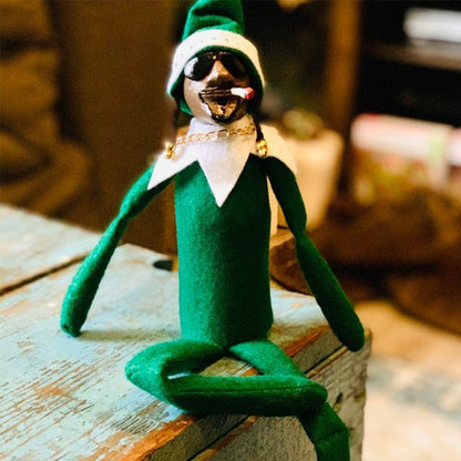 Snoop On A Stoop Christmas Elf Doll Bent Christmas Elf Doll For Home Decoration New Year Gifts Birthday Gifts