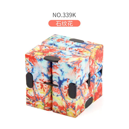 Children Kids Baby Fashion Rubik's Cube Stress Relief Toy With Star Print