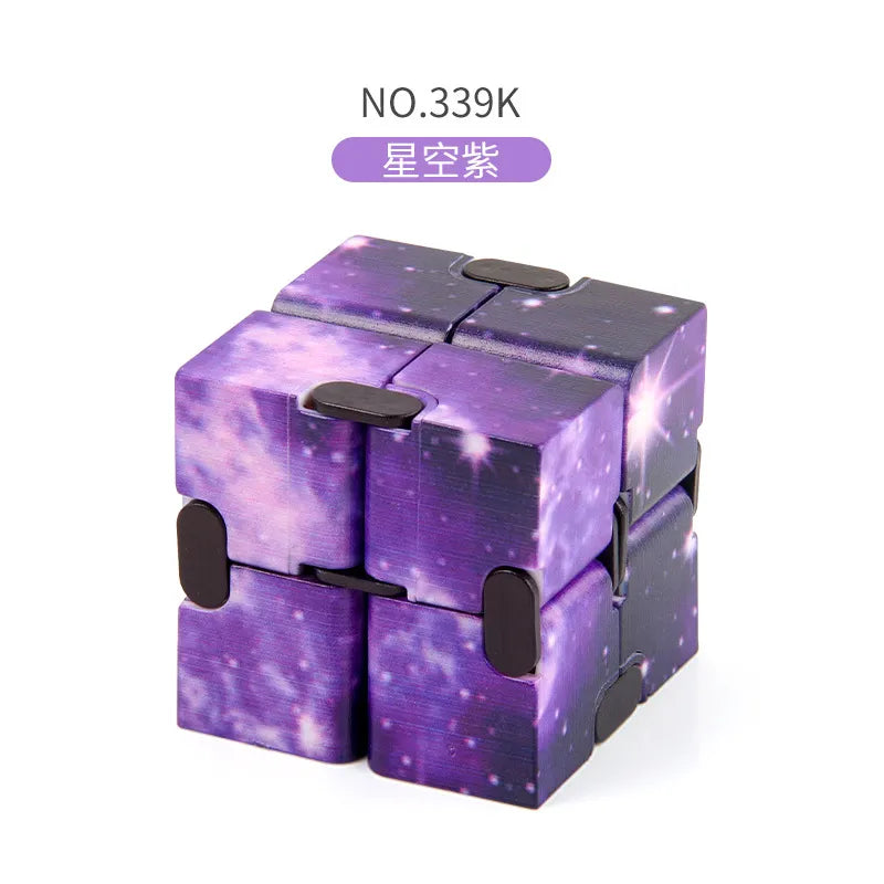 Children Kids Baby Fashion Rubik's Cube Stress Relief Toy With Star Print