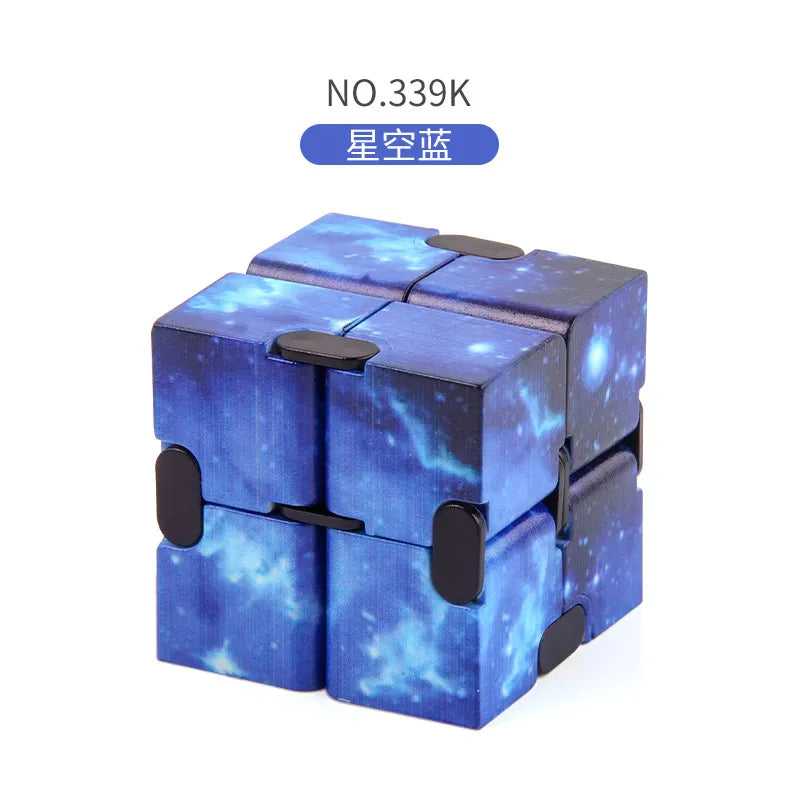 Children Kids Baby Fashion Rubik's Cube Stress Relief Toy With Star Print