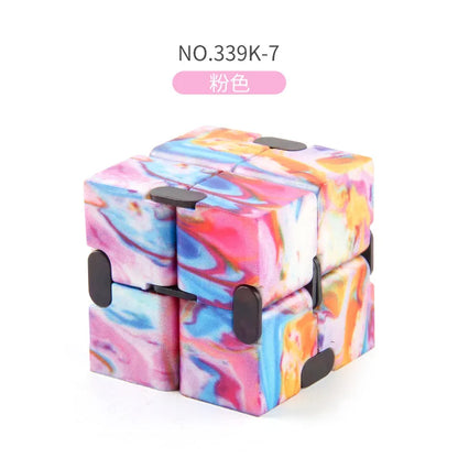 Children Kids Baby Fashion Rubik's Cube Stress Relief Toy With Star Print