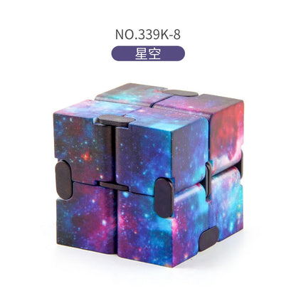 Children Kids Baby Fashion Rubik's Cube Stress Relief Toy With Star Print