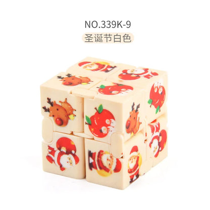 Children Kids Baby Fashion Rubik's Cube Stress Relief Toy With Star Print