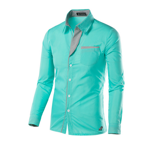 Coordinated Slim Fit Long Sleeve Shirt