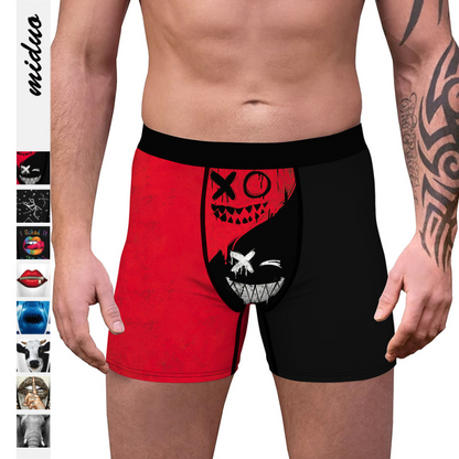 Men'S Fashion Printed Breathable Boxer Underwear