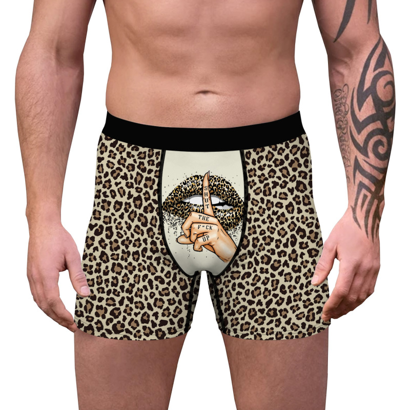 Men'S Fashion Printed Breathable Boxer Underwear