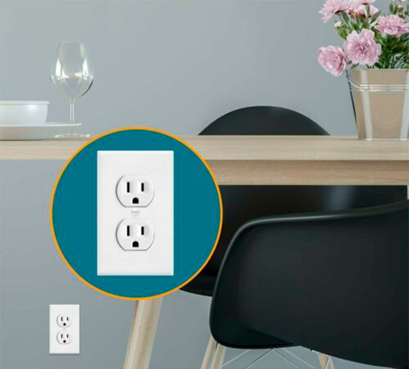 Durable Convenient Outlet Cover Duplex Wall Plate Led