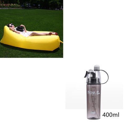 Inflatable Sofa Lazy Bag Camping Air Bed Lounger