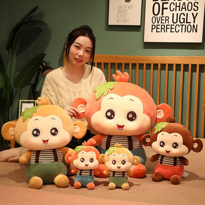 Kawaii Sitting Monkey Plush Toys