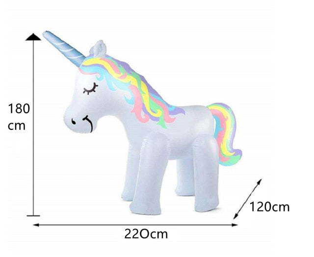 Inflatable Unicorn Water Spray