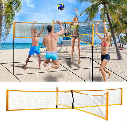 Portable Professional Outdoor Sand Grass Or Indoors Cross Volleyball Sports Volleyball Net Tennis Badminton Square Net 1mx0.3m S