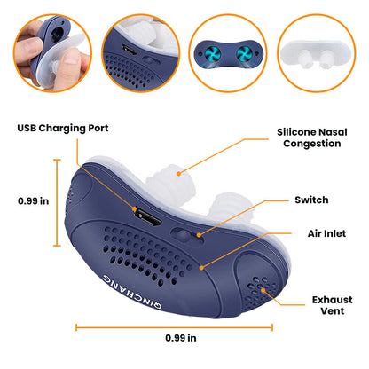 Electric Mini CPAP Noise Anti Snoring Device