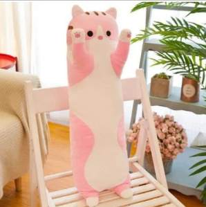 130cm Long Cat Pillow for Kids