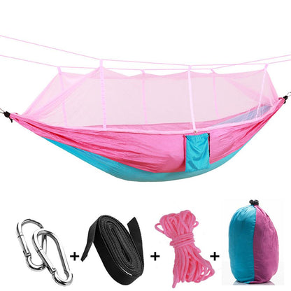 1-2 Person Camping Hammock Outdoor Mosquito Bug Net