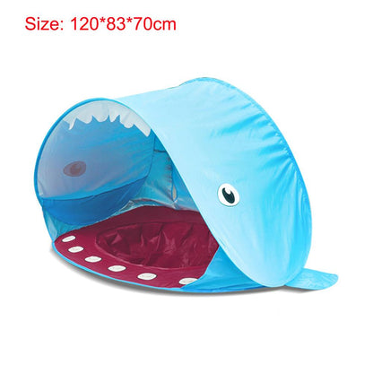 Kid Outdoor Camping Sunshade Baby Beach Tent Children Waterproof Pop Up sun Awning Tent BeachUV-protecting Sunshelter with Pool