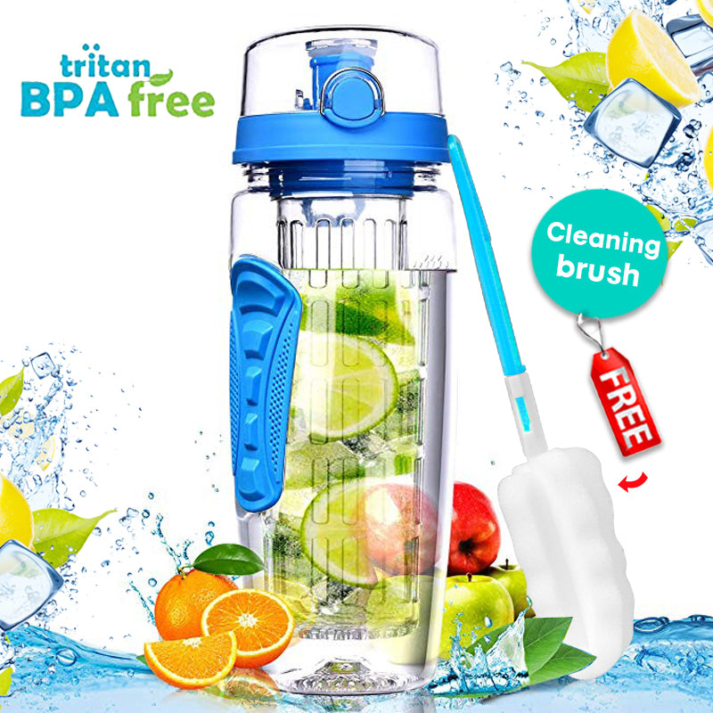 32 OZ Fruit Infuser Water Bottle