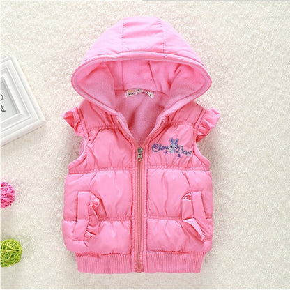 New Girls jackets fashion Minnie cartoon Clothing coat baby girl winter warm and casual Outerwear for 1-5 years old Kids jackets