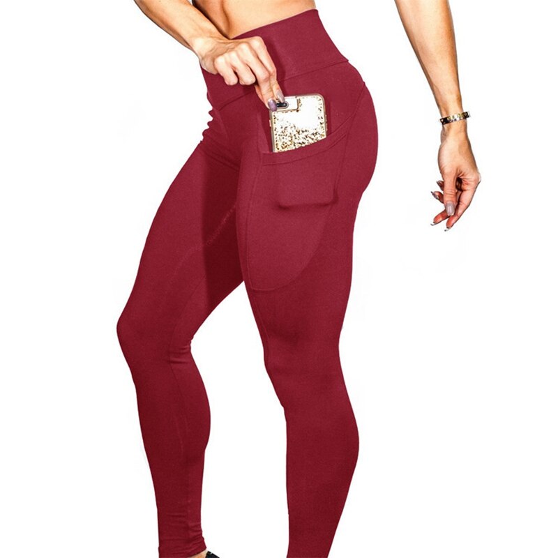 FitFlex Yoga Running Pants with Side Pocket