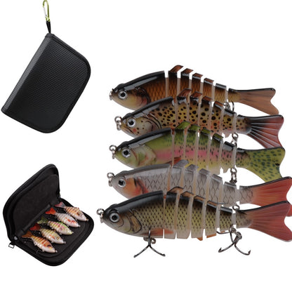 5Pcs Jointed Fishing Lure Set