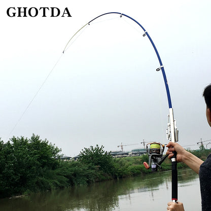 Stainless Steel Automatic Fishing Rod Without Reel