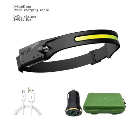 1200mAh USB Rechargeable Headlights