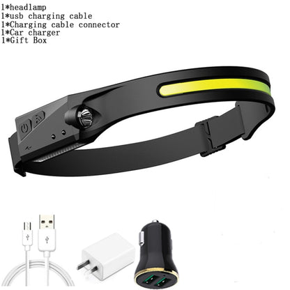 1200mAh USB Rechargeable Headlights