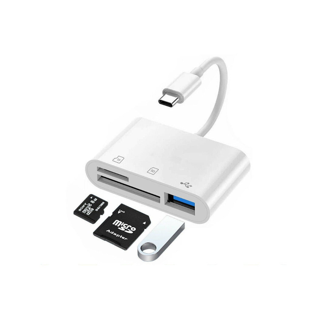 USB C 3 in 1 Hub Converter