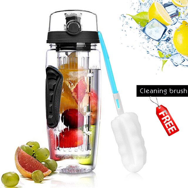 32 OZ Fruit Infuser Water Bottle