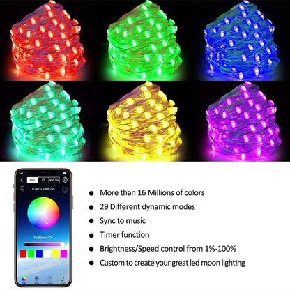 USB Smart Bluetooth LED String Lights