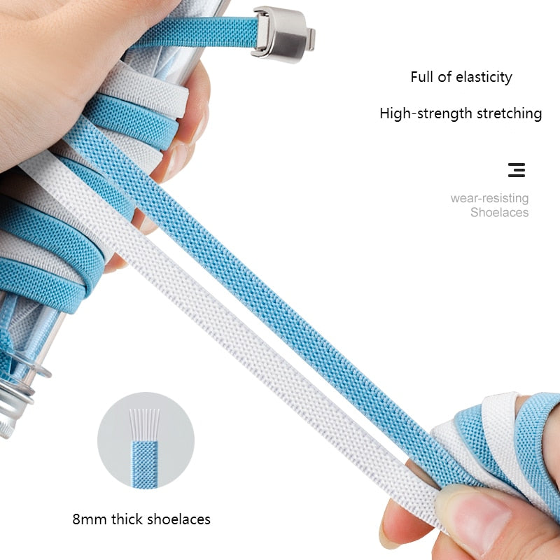 Press Lock Shoelaces without Ties