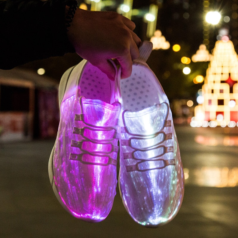 Summer LED Fiber Optic Shoes