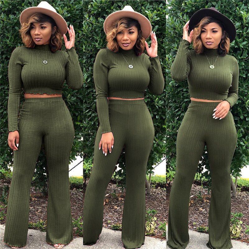 Fall Clothing 2 Piece Set Women Long Sleeve Top and Pants Set Lounge Wear Tracksuit Sets Womens Outfits Wholesale Dropshipping